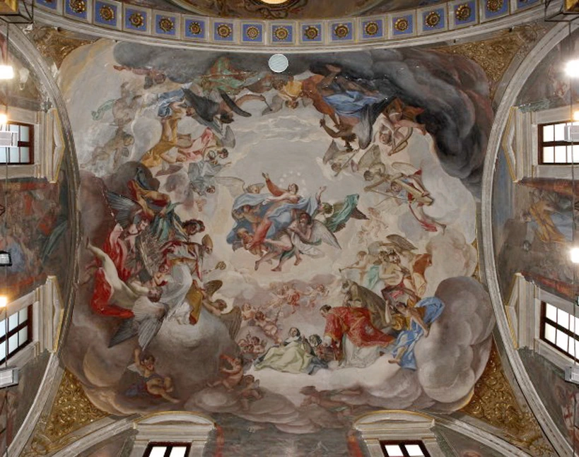 Madonna Immacolata in gloria e santi - Città di Castello
